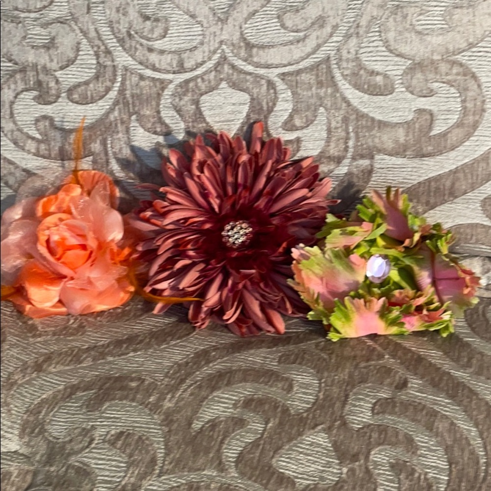 Vintage Flower Brooches & Wrist Corsage